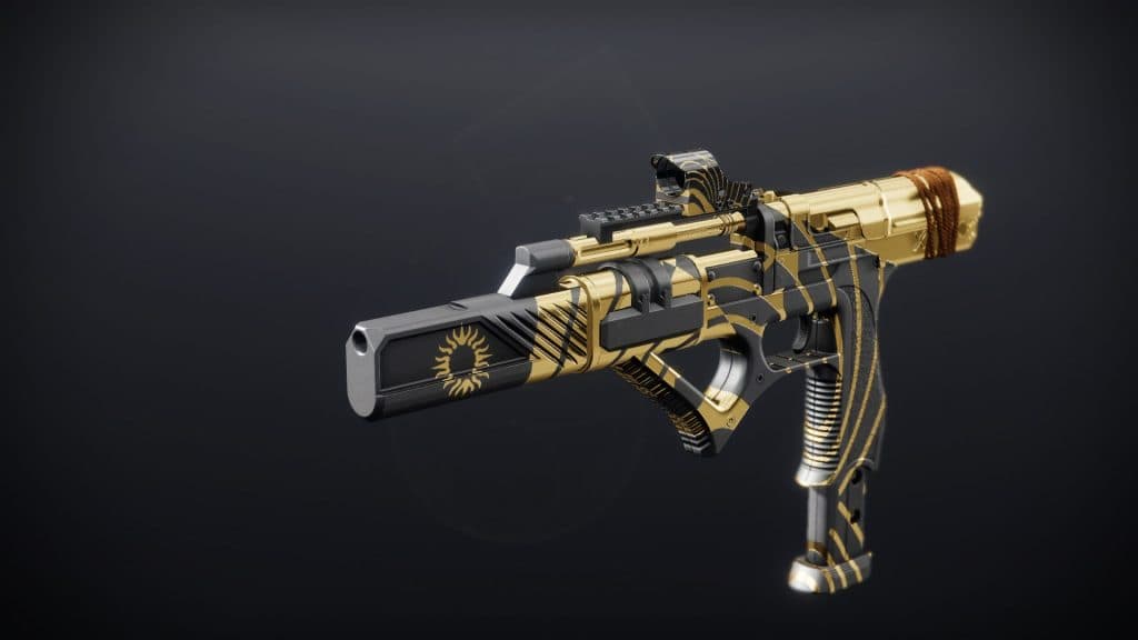 The Immortal (Adept) Legendary SMG from Destiny 2