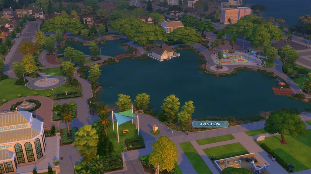 Gilbert Gardens in The Sims 4 Growing Together
