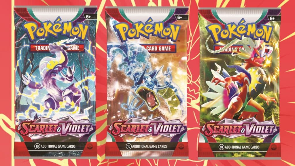 Pokemon Scarlet & Violet TCG Booster Packs