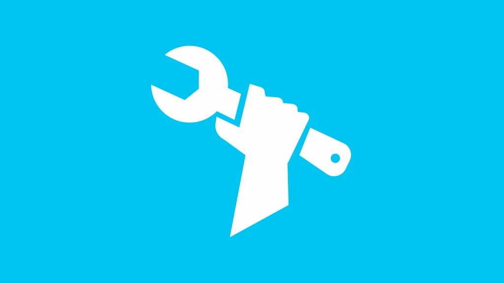A logo symbolising updates and downtime in Fortnite