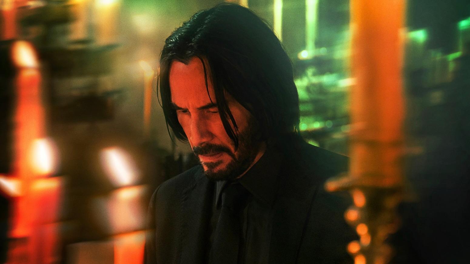 Keanu Reeves in a still from John Wick Chapter 4.