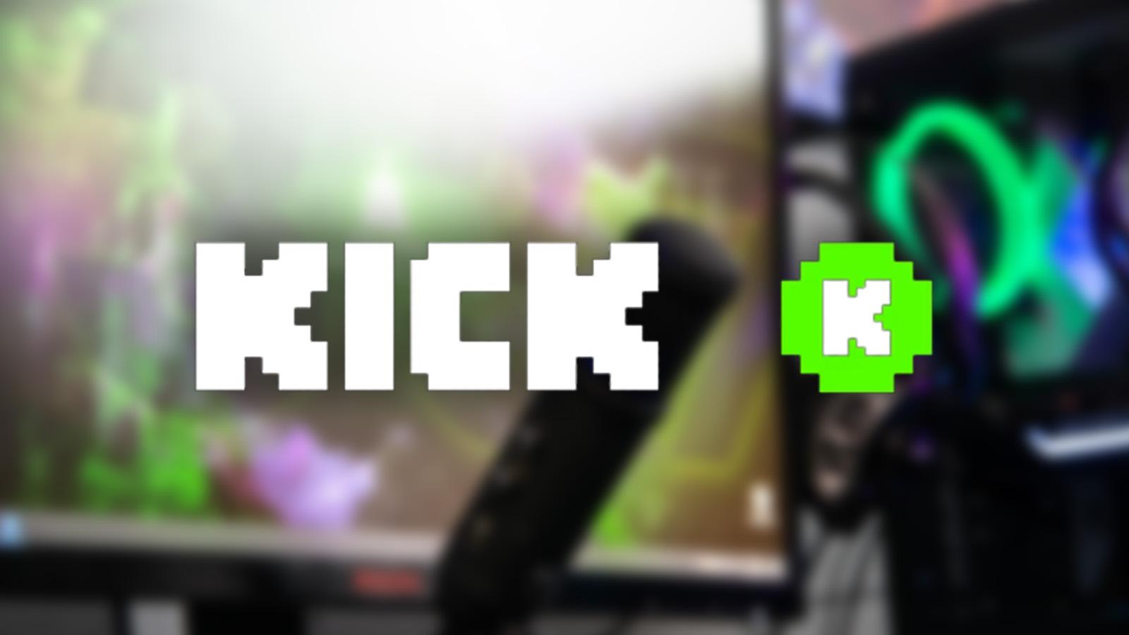 Kick Logo on top of a stock logo