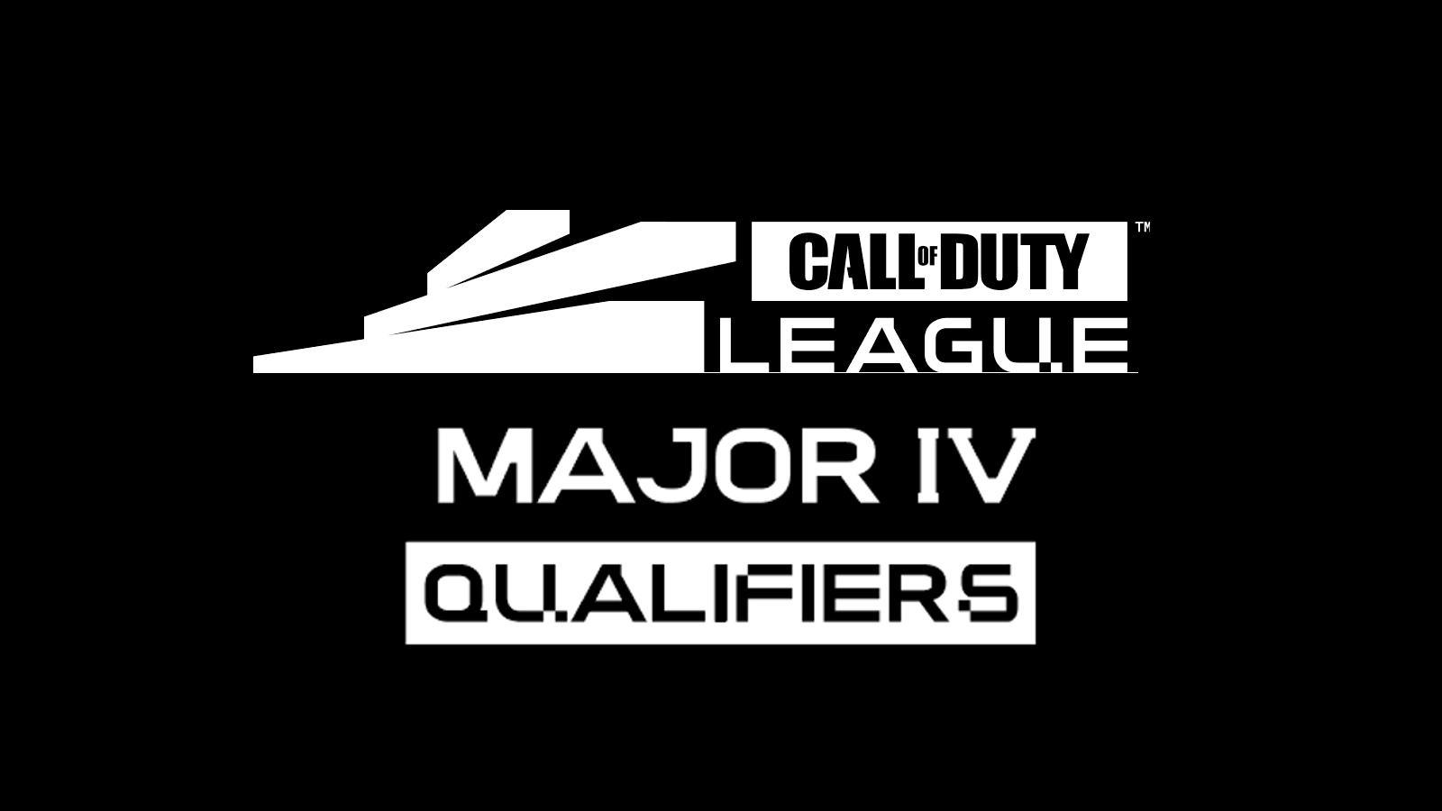 Call of Duty League Major 4 qualifiers logo on black background