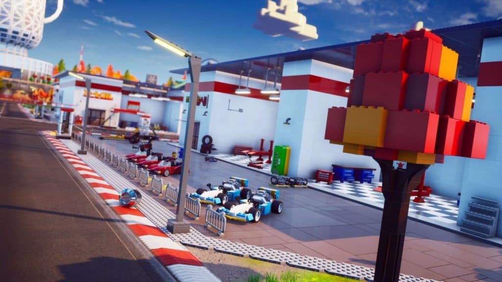 pit stop station in LEGO 2K Drive