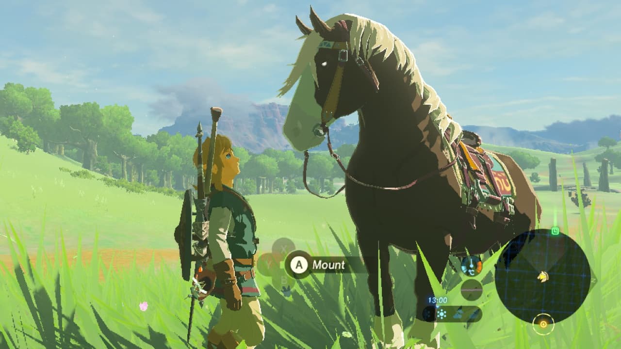 Legend of Zelda Breath of the Wild Horse