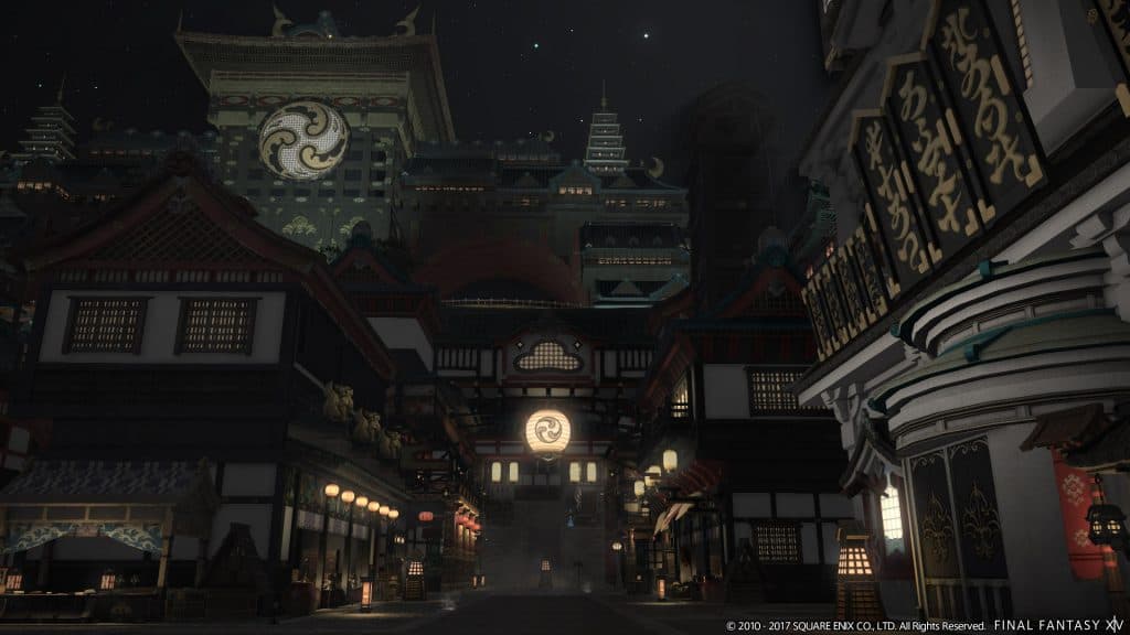 Kugane Home City for Final Fantasy XIV Stormblood Expansion