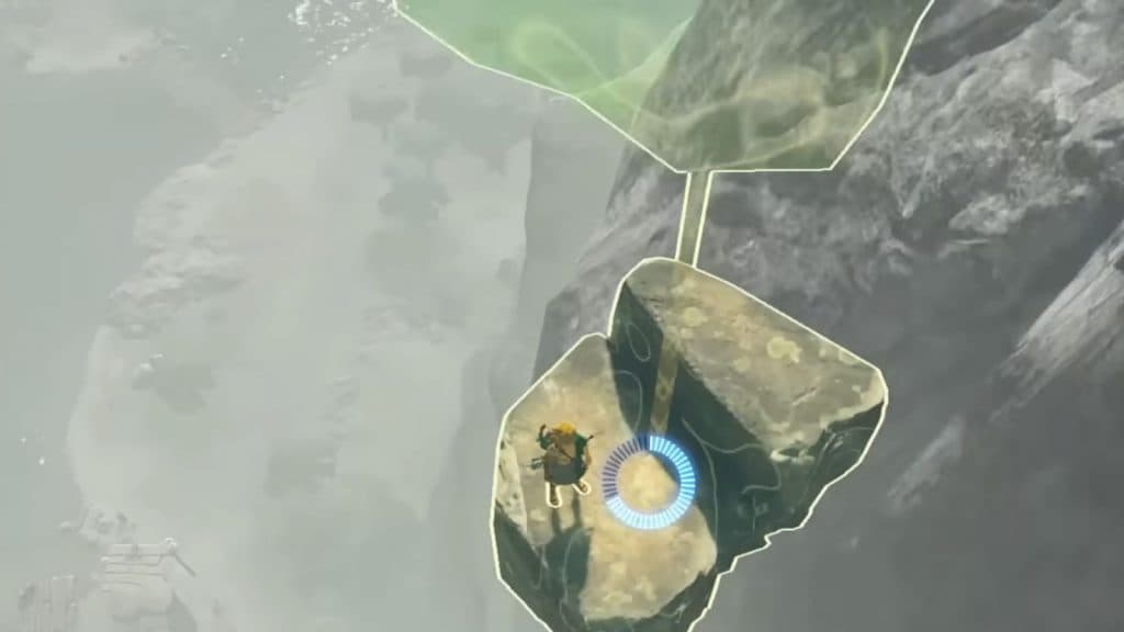 link riding rock in tears of the kingdom