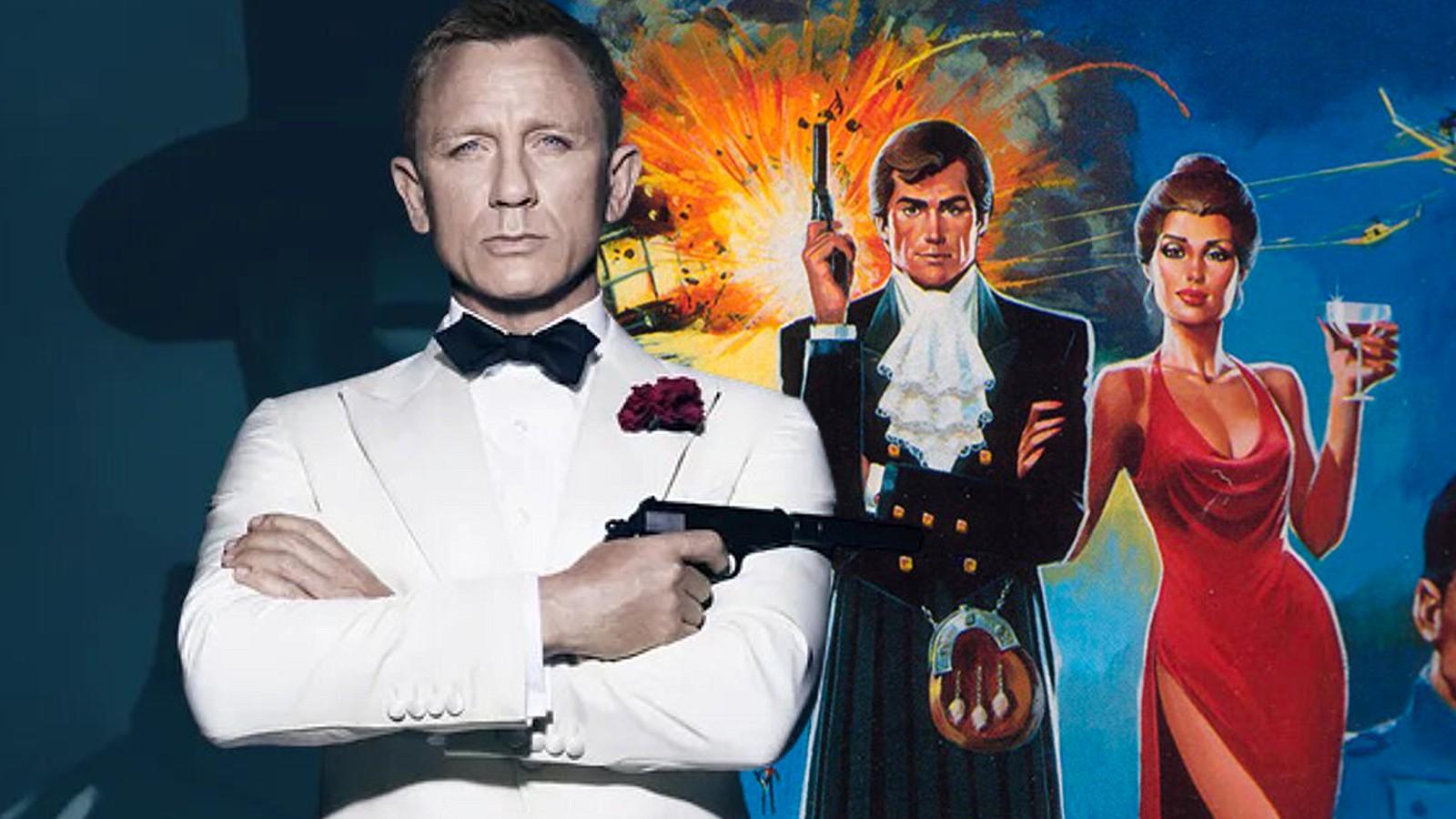 Daniel Craig as James Bond and a cover for On Her Majesty's Secret Service