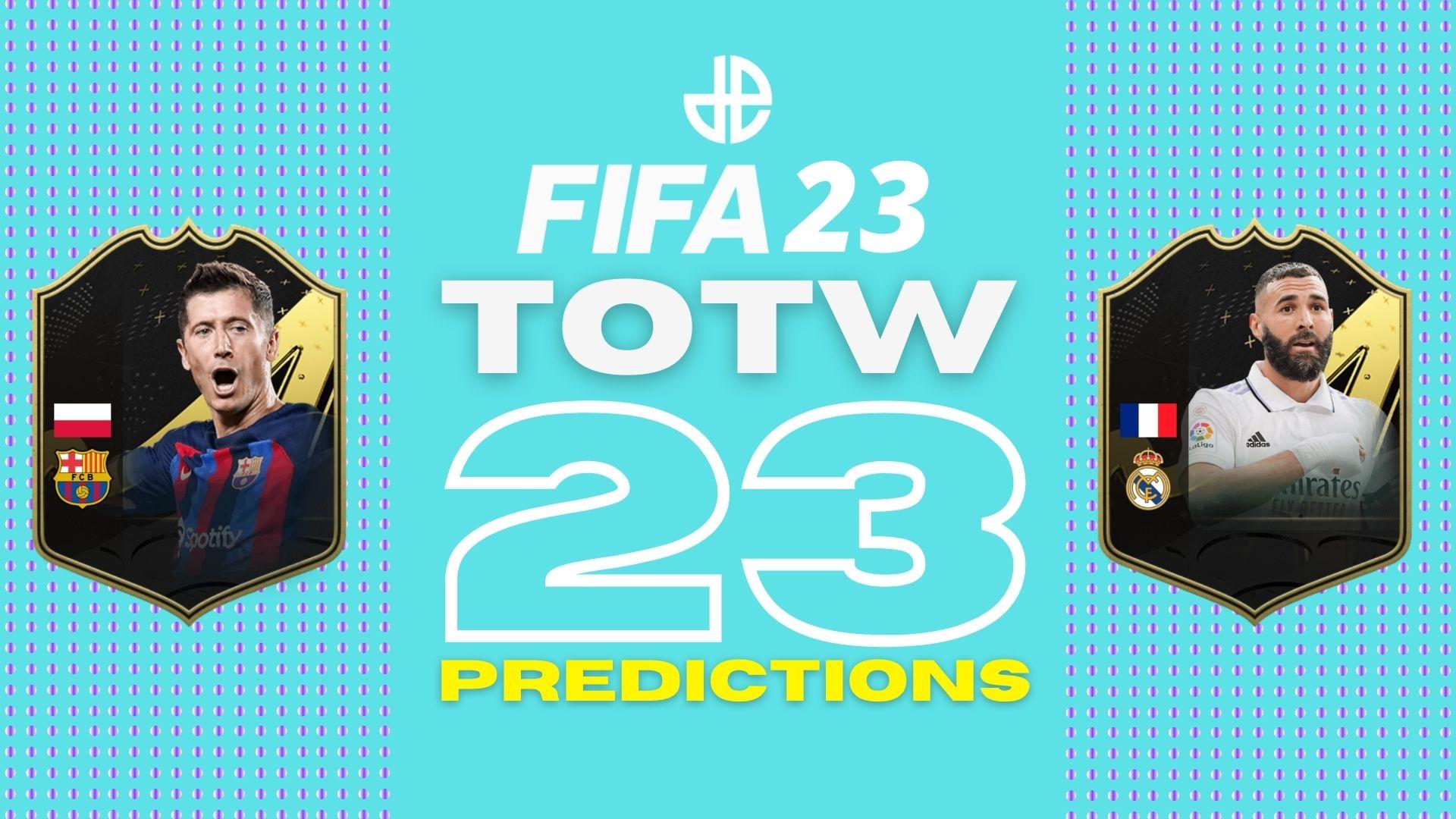 FIFA 23 Team of the Week 23 cards with Benzema and Lewandowski
