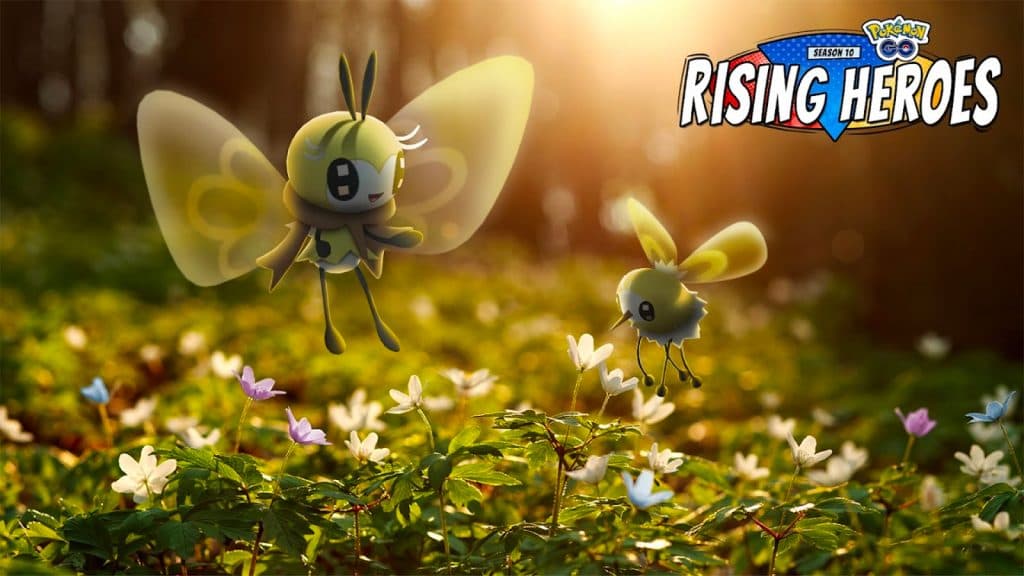 Cutiefly in and its evolution Ribombee in Pokemon GO