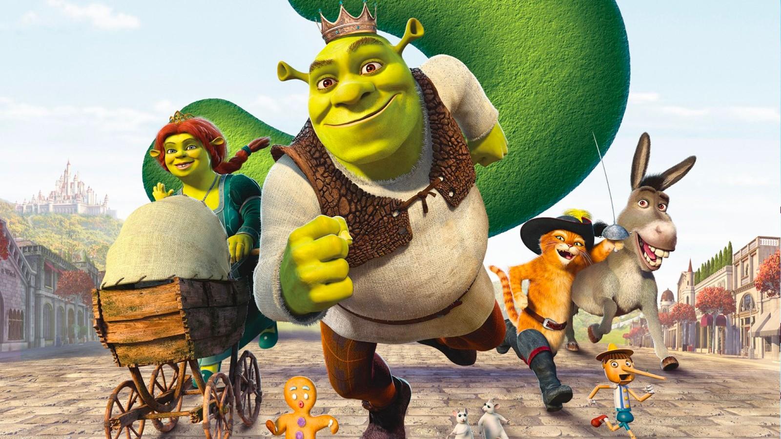 A poster for Shrek