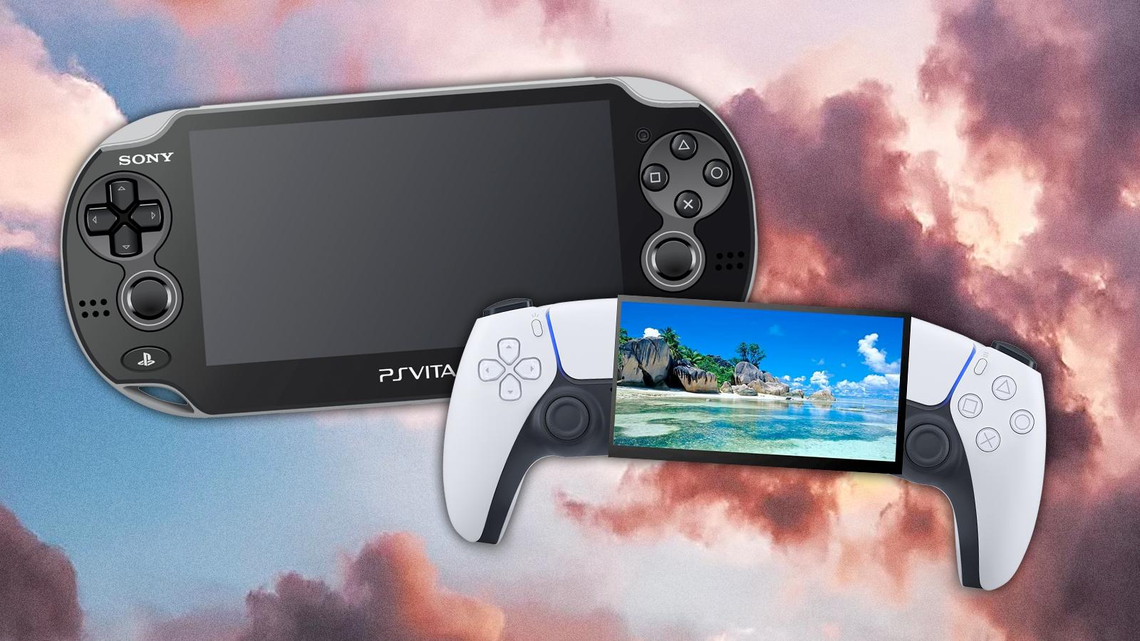 playstation cloud console and a ps vita