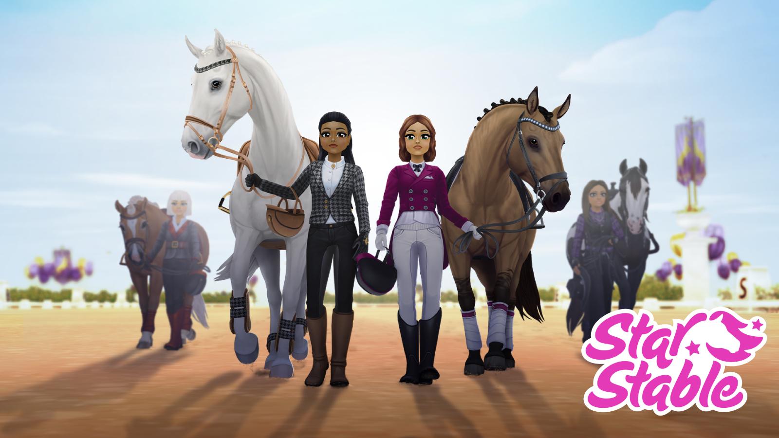 few horses and two riders in Star Stable annual Equestrian Festival