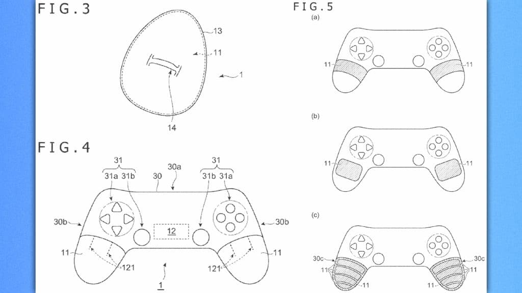 Sony patents for controllers