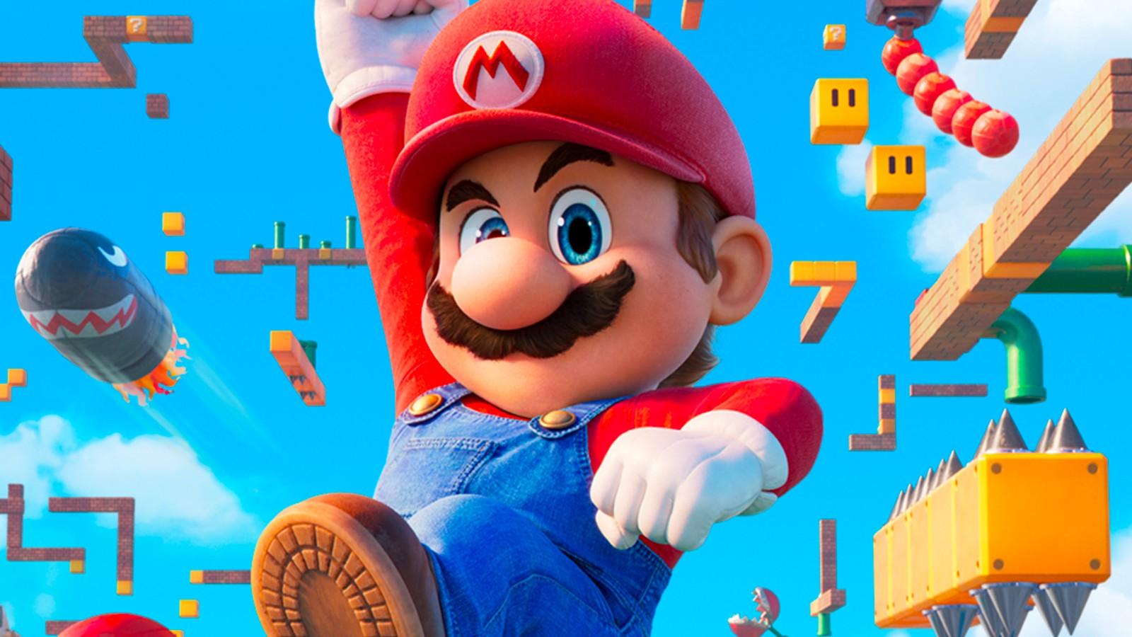 The poster for the new Super Mario Bros movie