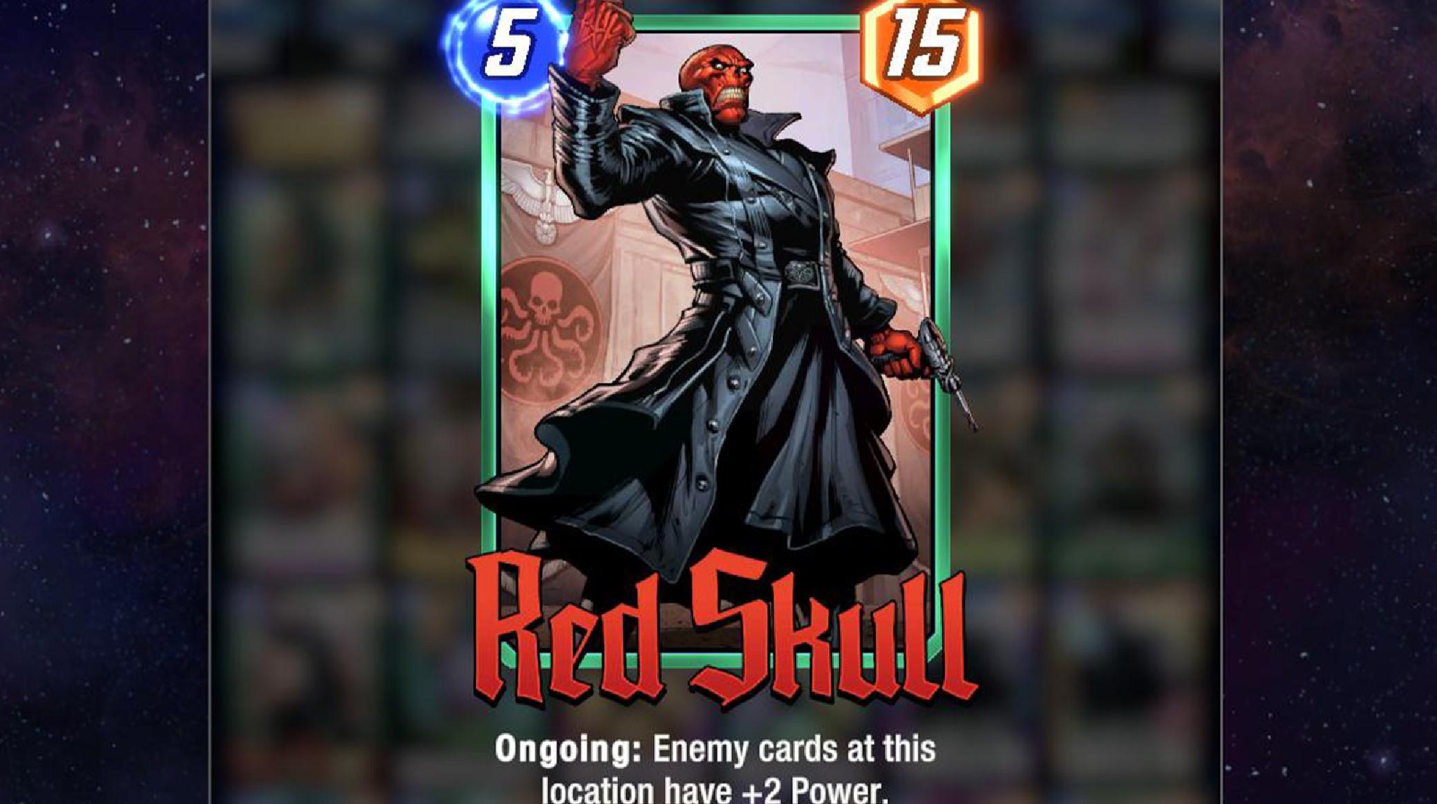 Marvel Snap Red Skull card
