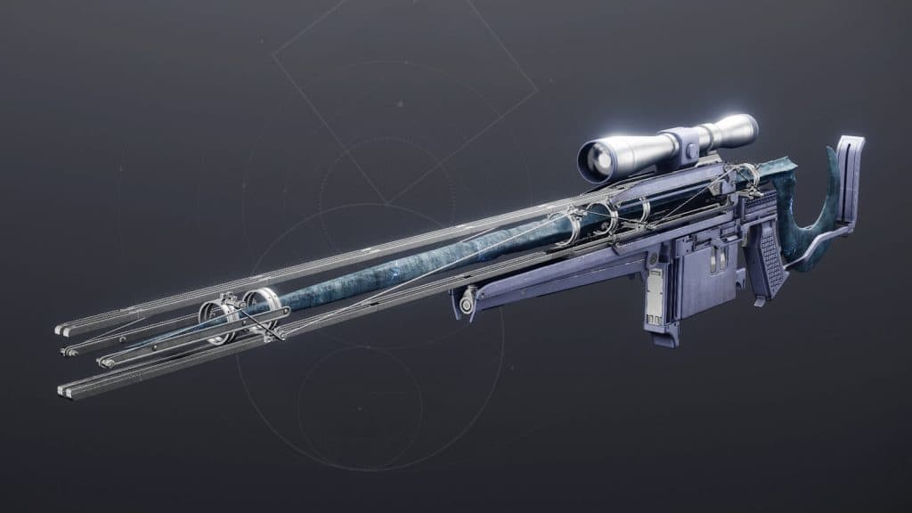 cloudstrike exotic sniper from destiny 2.