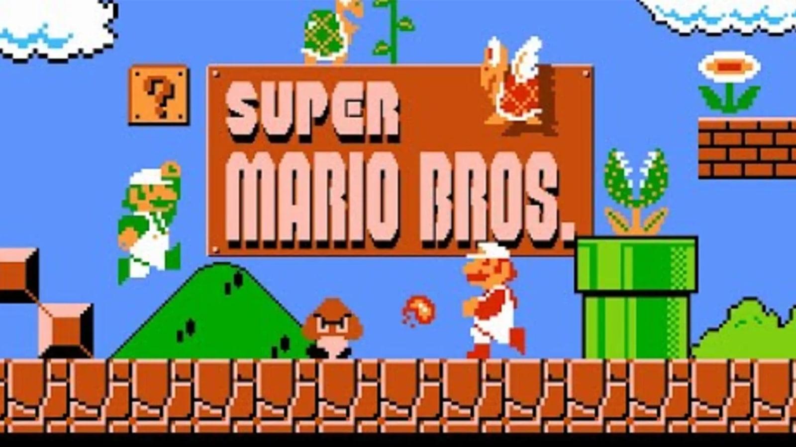 Mario theme header