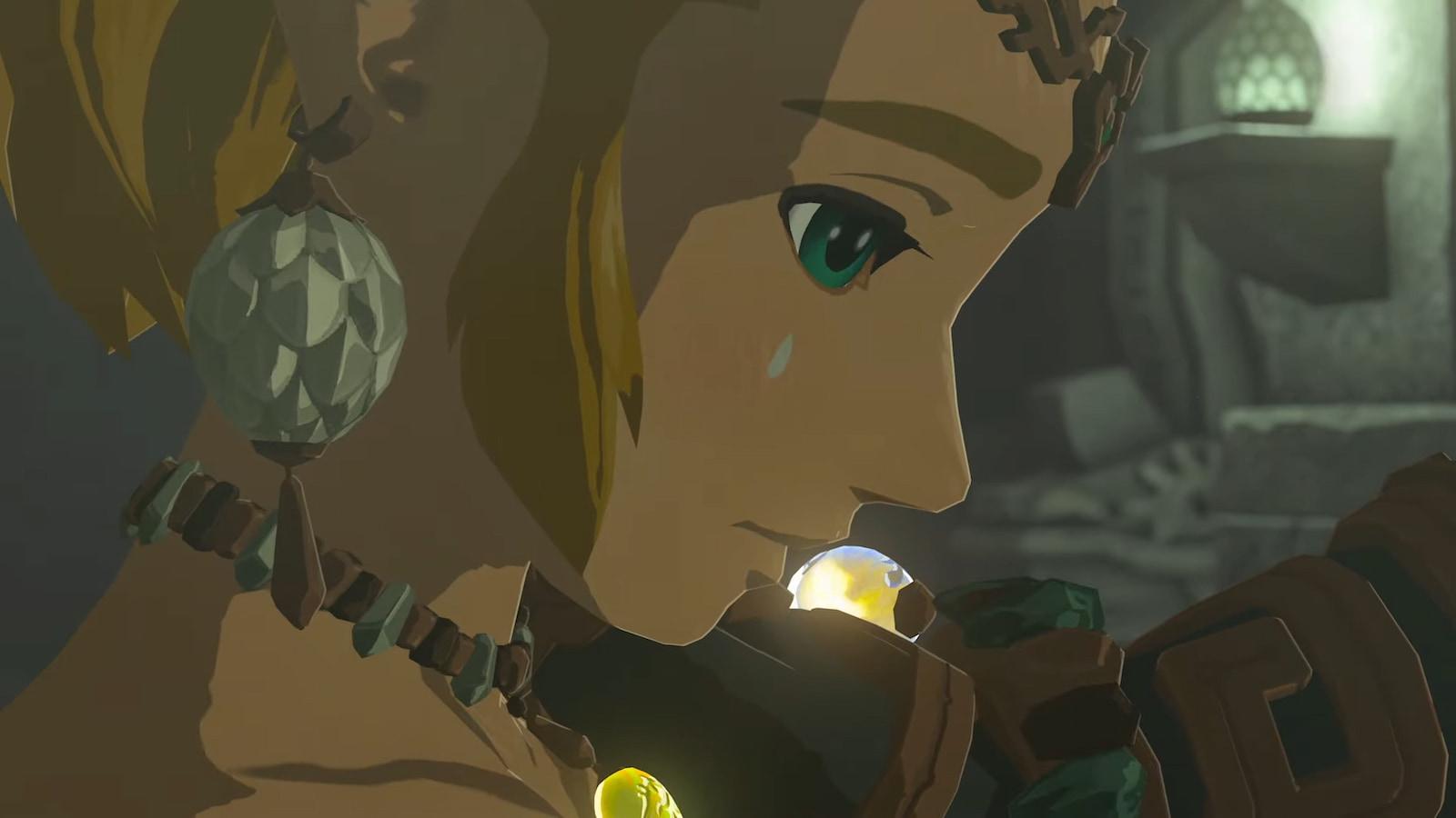 Zelda's face from Tears of the Kingdom