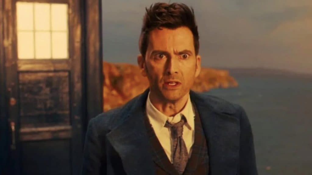 An image of David Tennant as the Fourteenth Doctor.