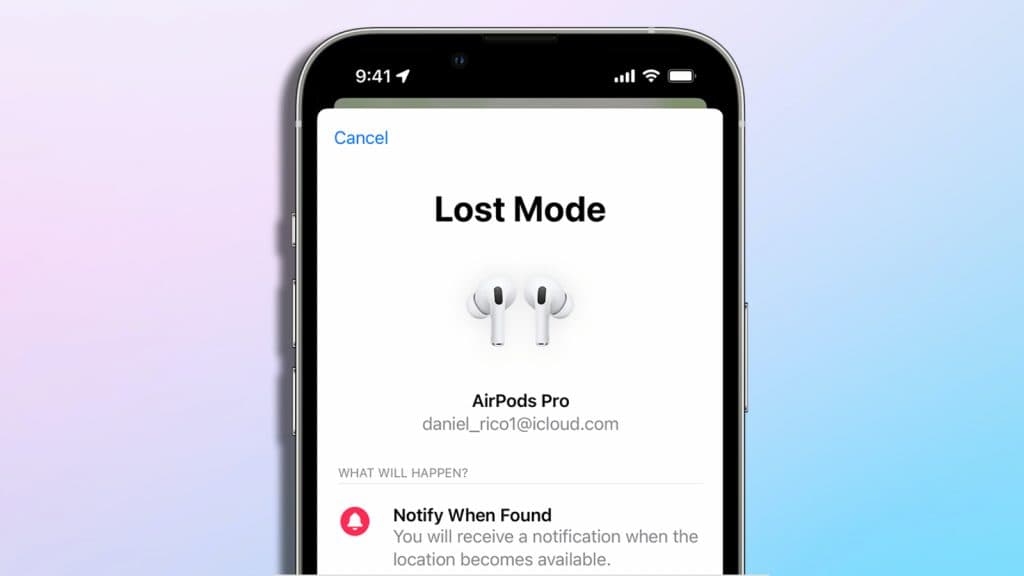 How to turn on Lost Mode for your AirPods