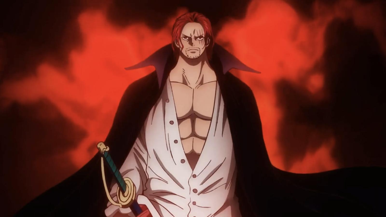 An Image of Red-Haired Shanks From One Piece