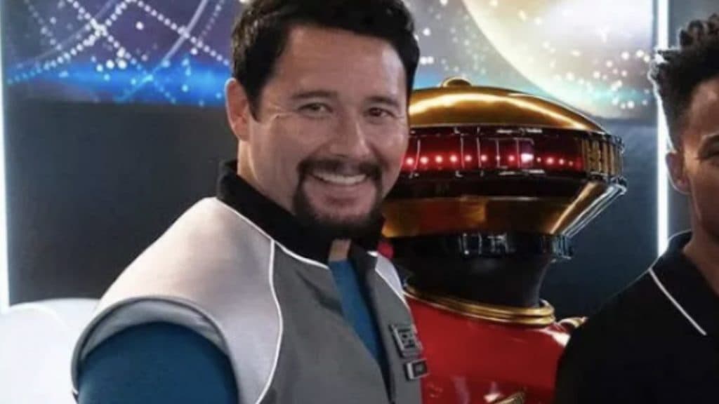 Johnny Yong Bosch as Adam Park in the Mighty Morphin Power Rangers Once & Always