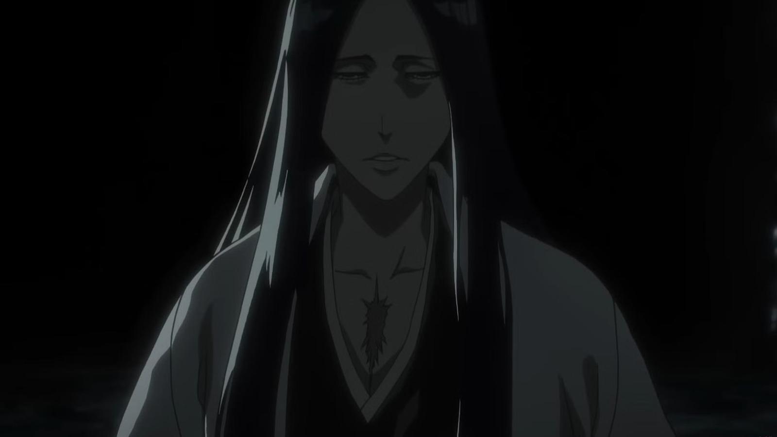 An image of Retsu Unohana when her true identity is revealed