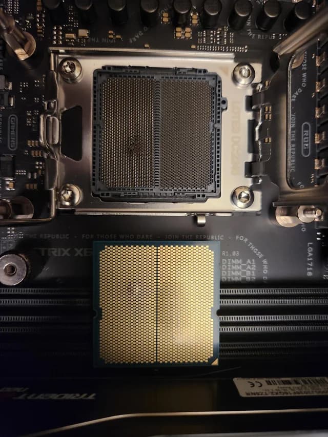 ASUS Board with burnt patch from AMD cpu