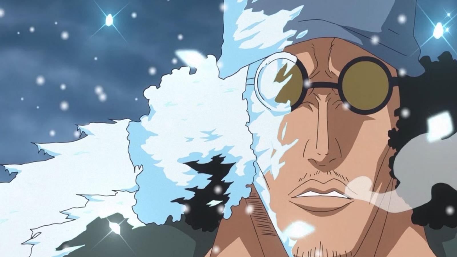 An image of former admiral Kuzan from One Piece
