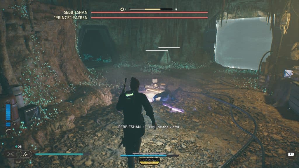 Star Wars Jedi: Survivor Phon'Qi caverns gameplay