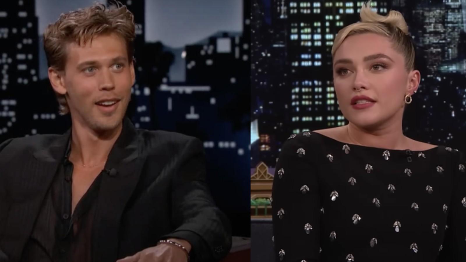 Austin Butler appears on Jimmy Kimmel Live and Florence Pugh appears on The Tonight Show with Jimmy Fallon