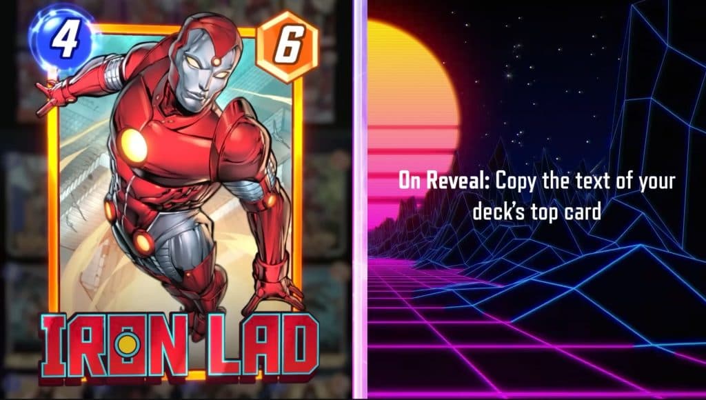 Marvel Snap Iron Lad card