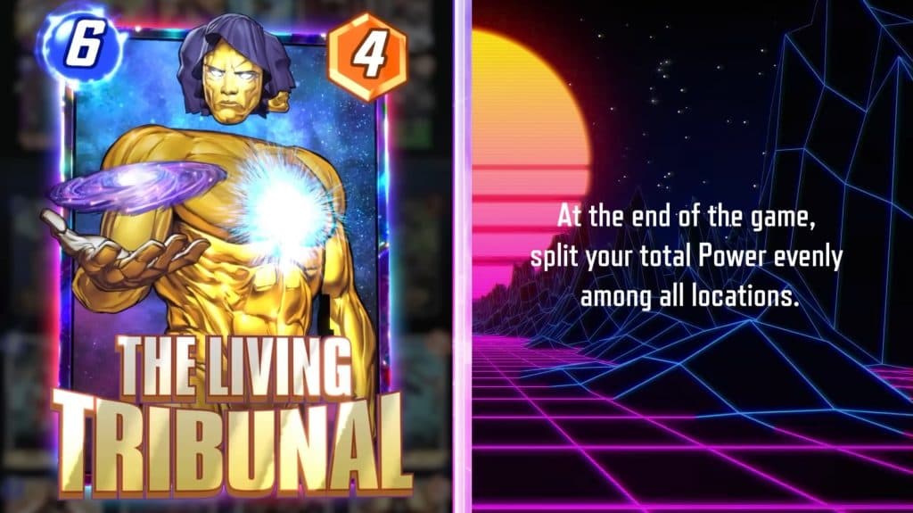 Marvel Snap The Living Tribunal card