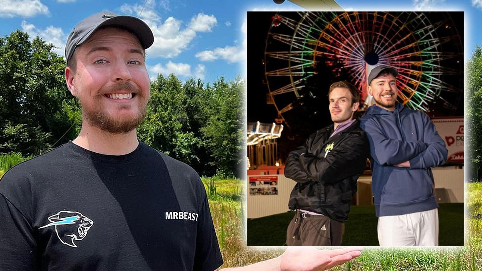 MrBeast teases biggest project yet after meeting pewdiepie