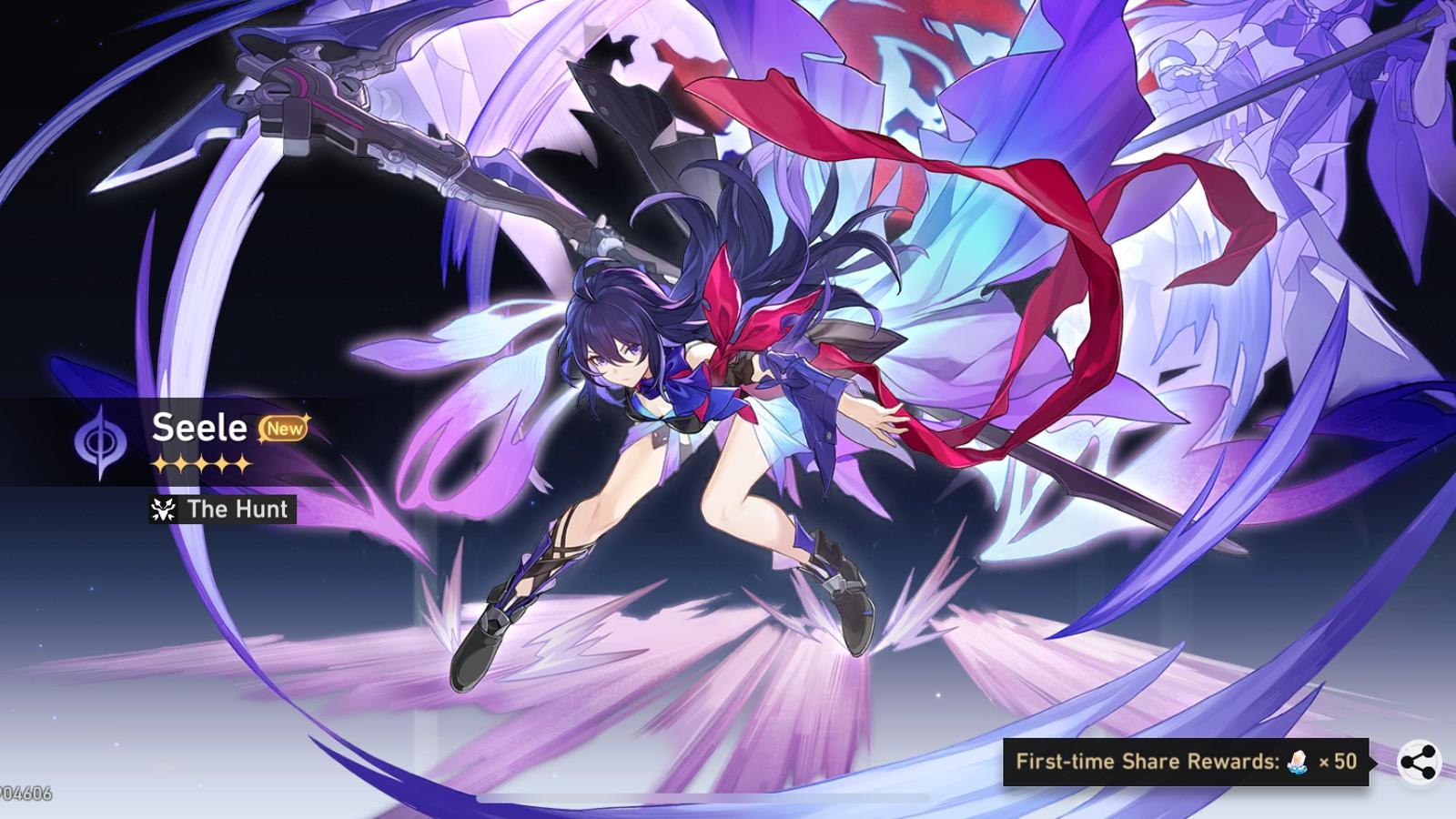 An image of Seele in Honkai Star Rail who's best build can increase your teams damage.