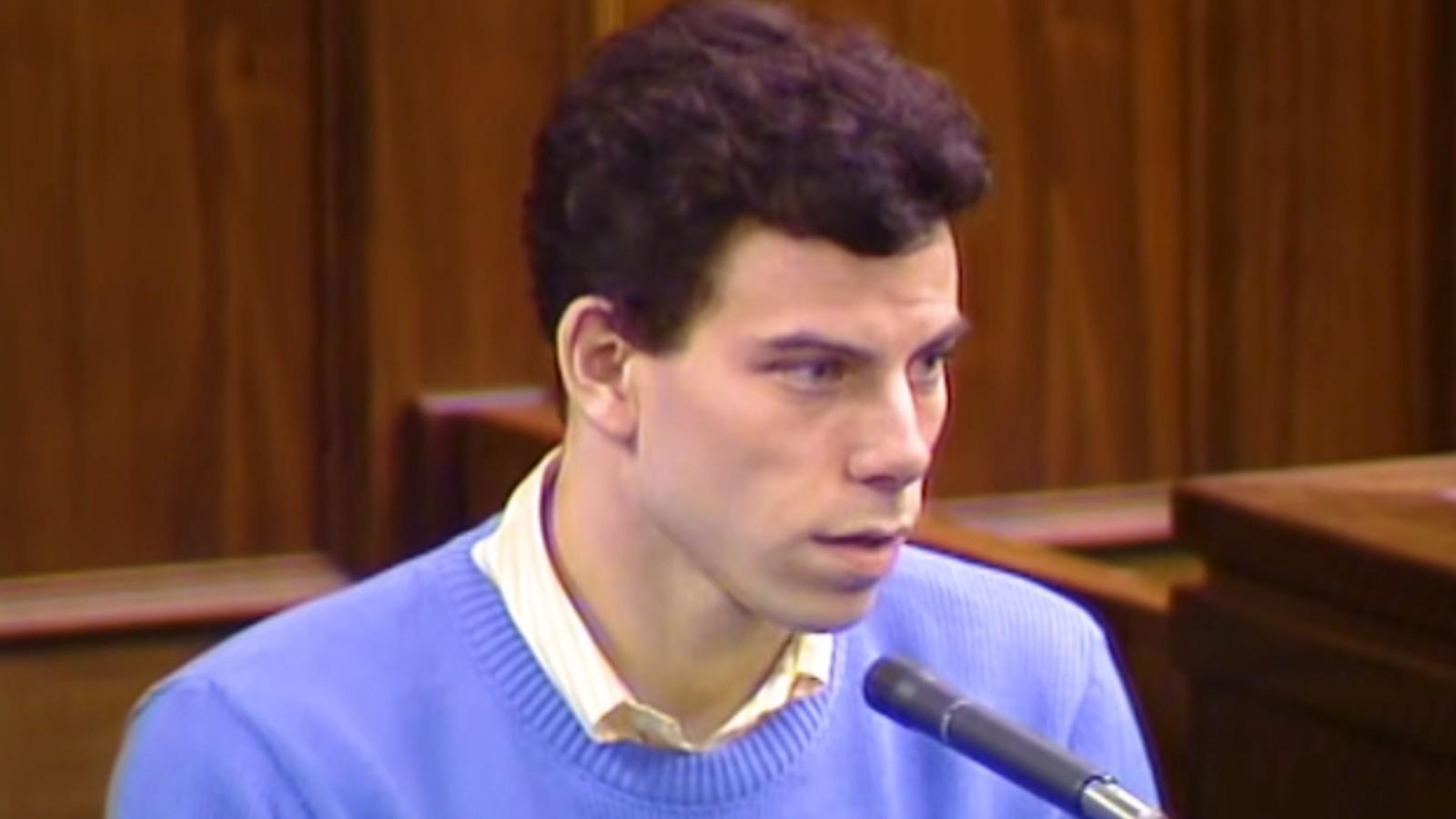 Erik Menendez in the 1993 trial