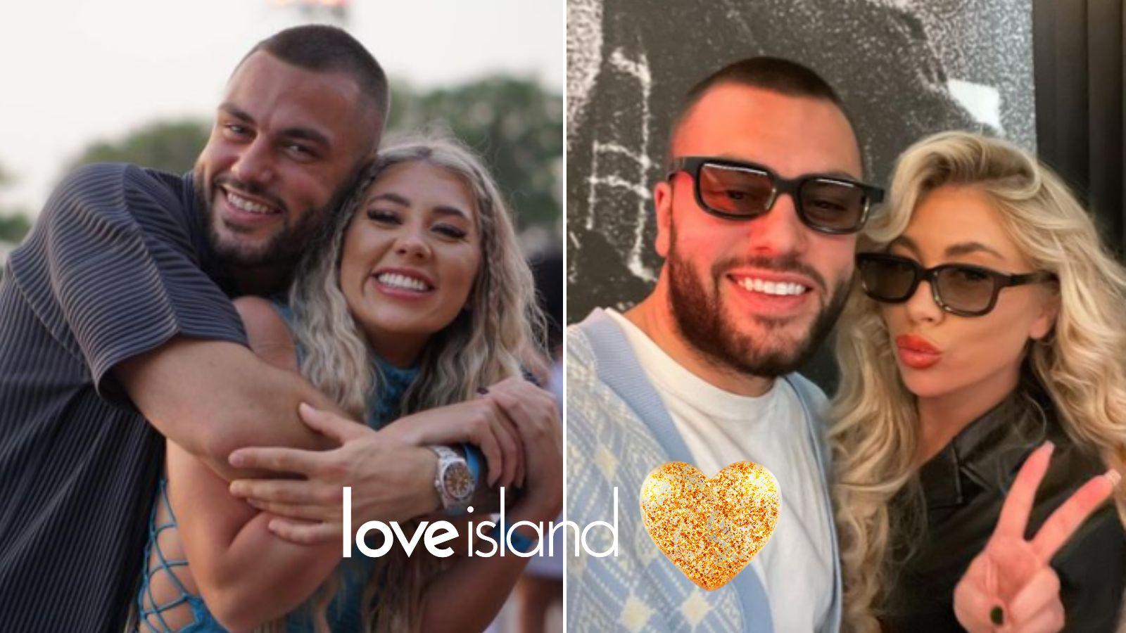 Paige and Finn from Love Island