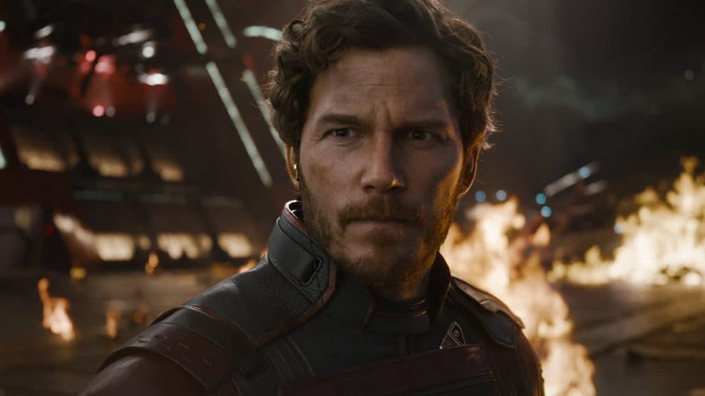 Chris Pratt as Star-Lord in the Guardians of the Galaxy Vol 3 cast