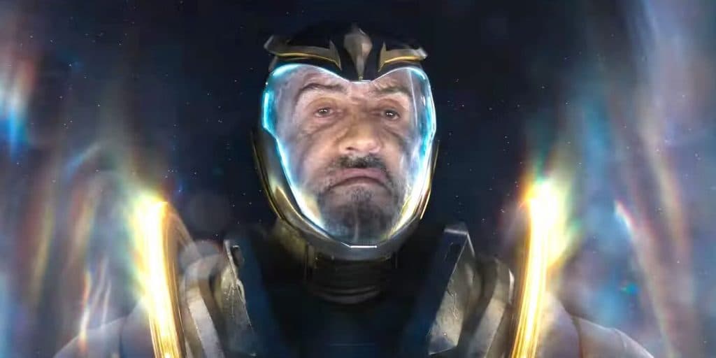 Sylvester Stallone in the Guardians of the Galaxy Vol 3 cast