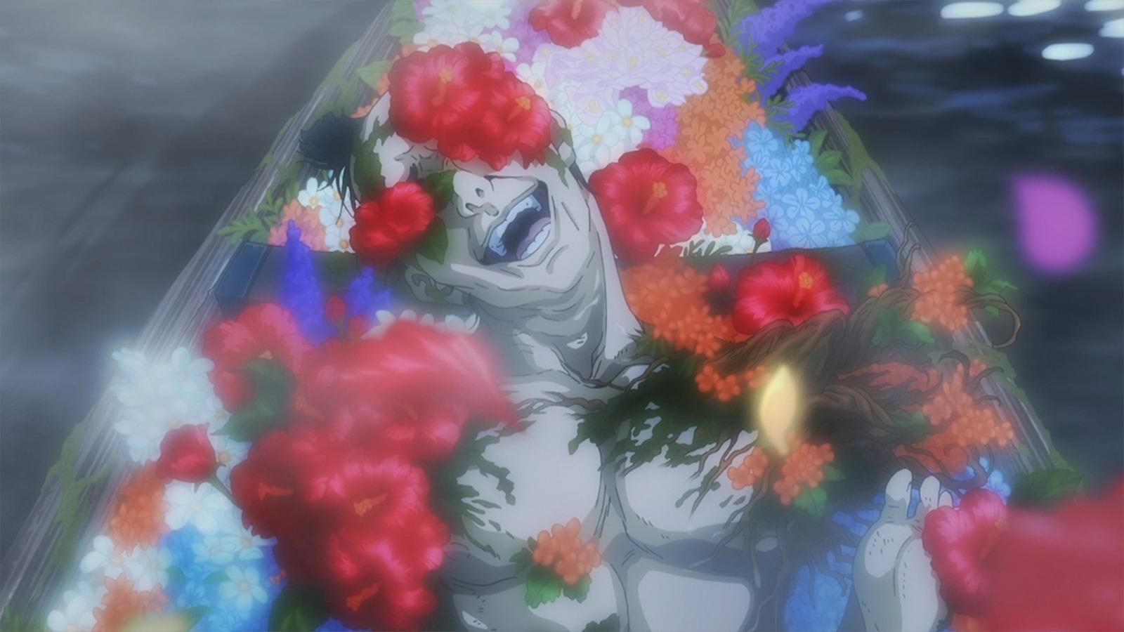 An image of the flower corpse in Hell's Paradise