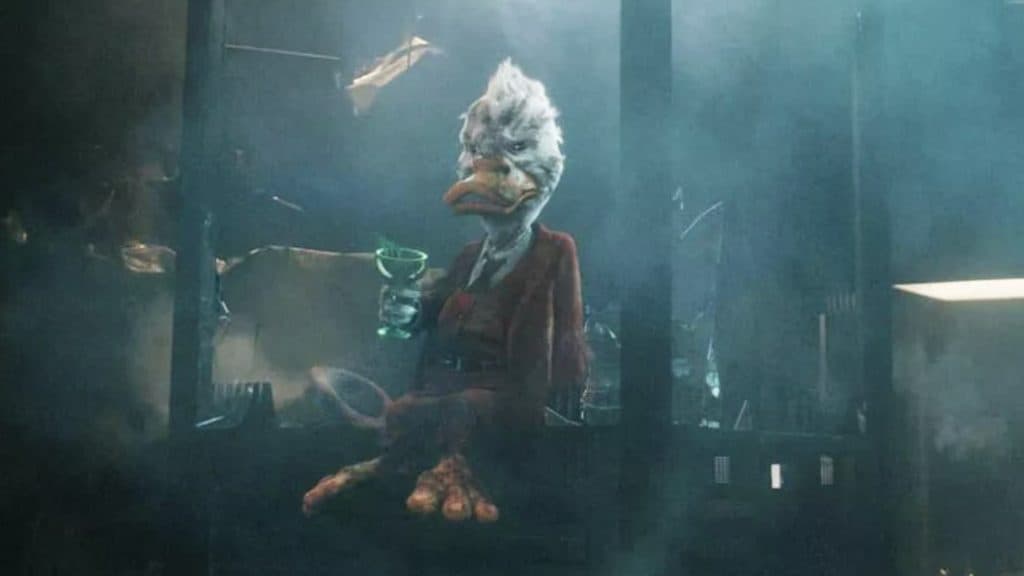 Howard the Duck in Guardians of the Galaxy.
