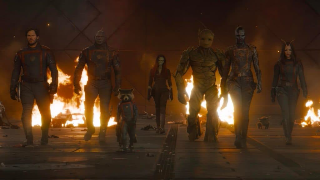 The cast of Guardians of the Galaxy Vol 3