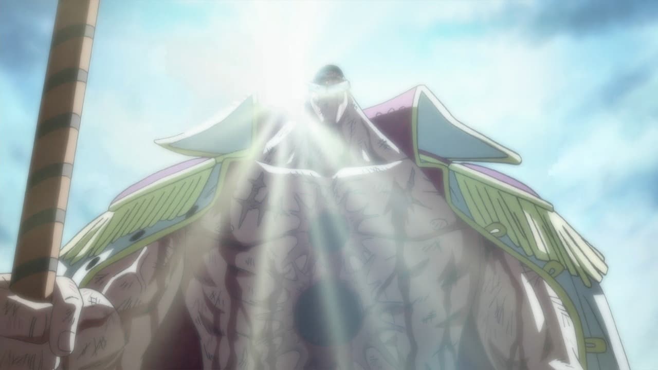 An image of Whitebeard dying after foreshadowing the final war in Marineford Arc