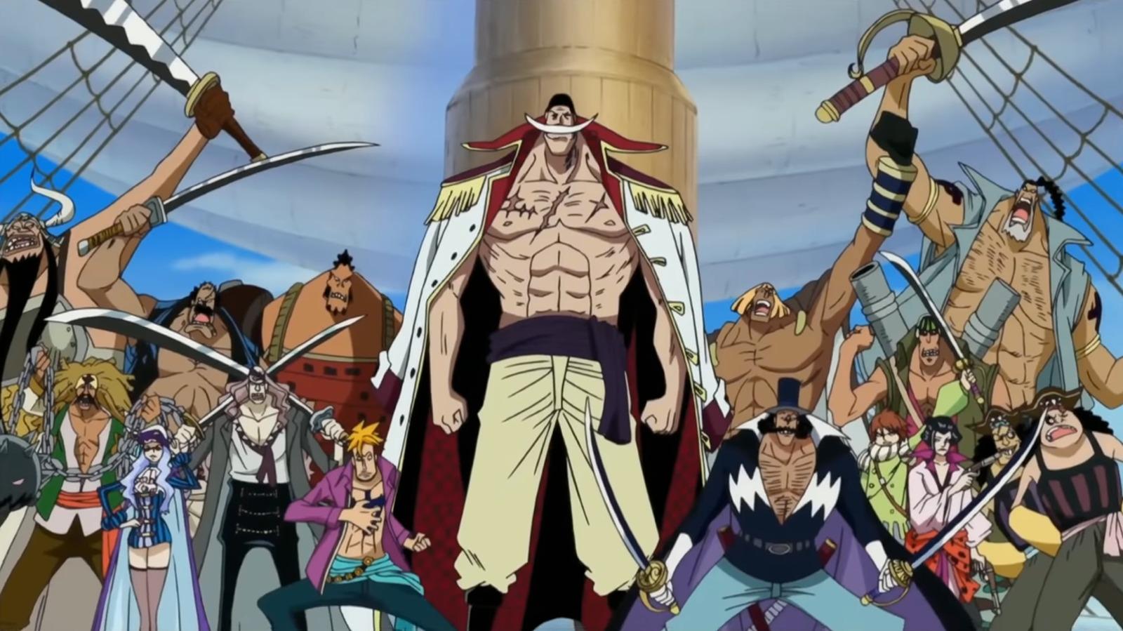 An image of Whitebeard Pirates in Marineford Arc of One Piece