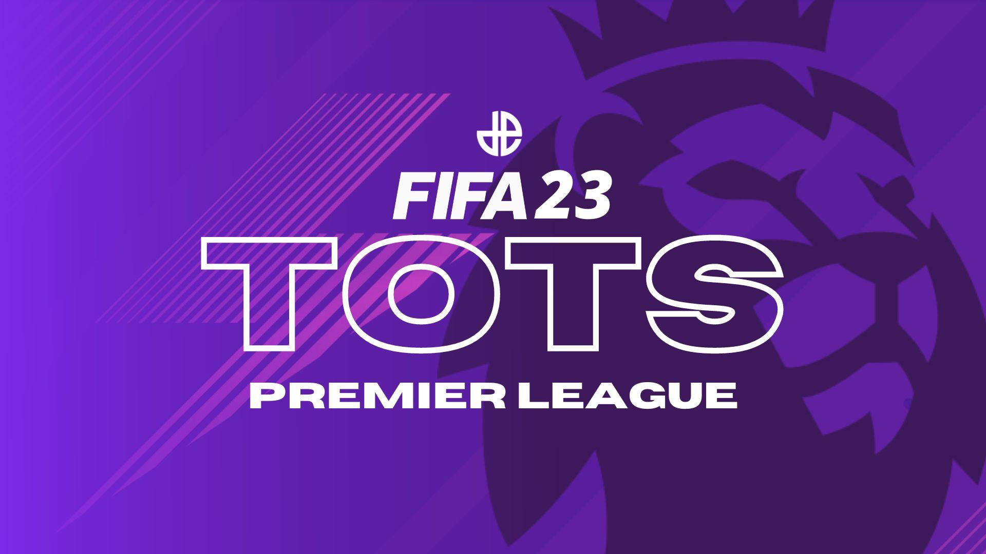 FIFA 23 logo with Premier League logo and text