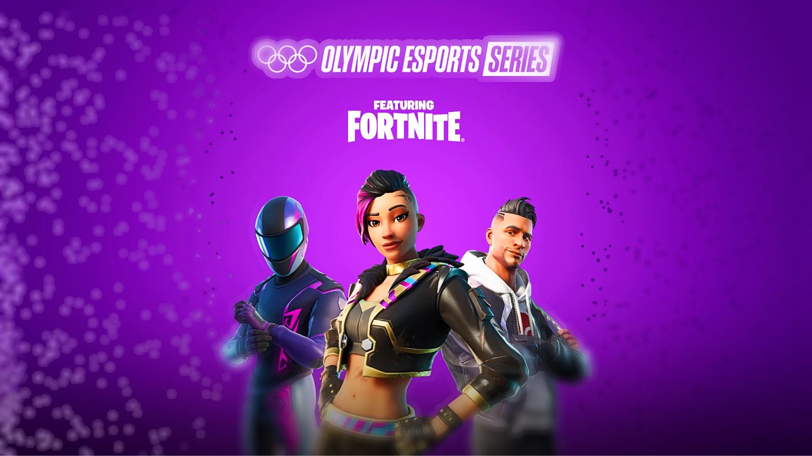Fortnite x Olympic Esports 2023 Poster