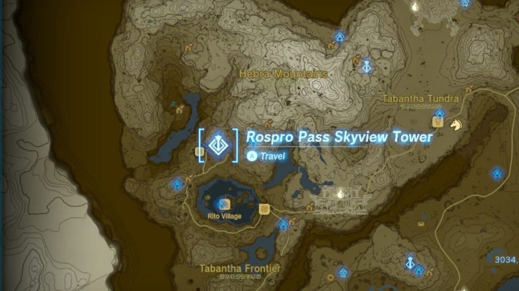 Rospro Pass Skyview Tower location