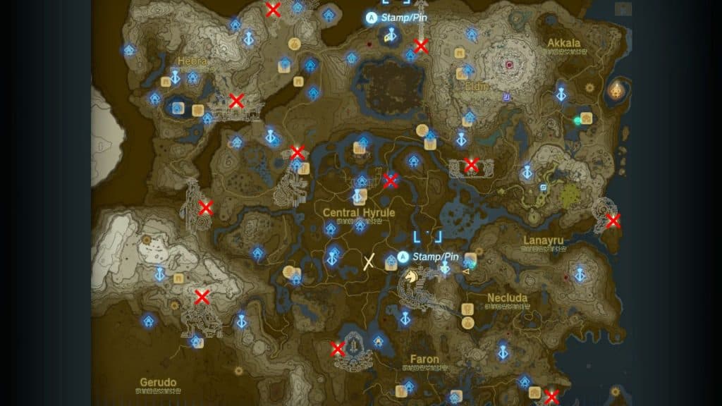 The Legend of Zelda Tears of the Kingdom Geoglyph location