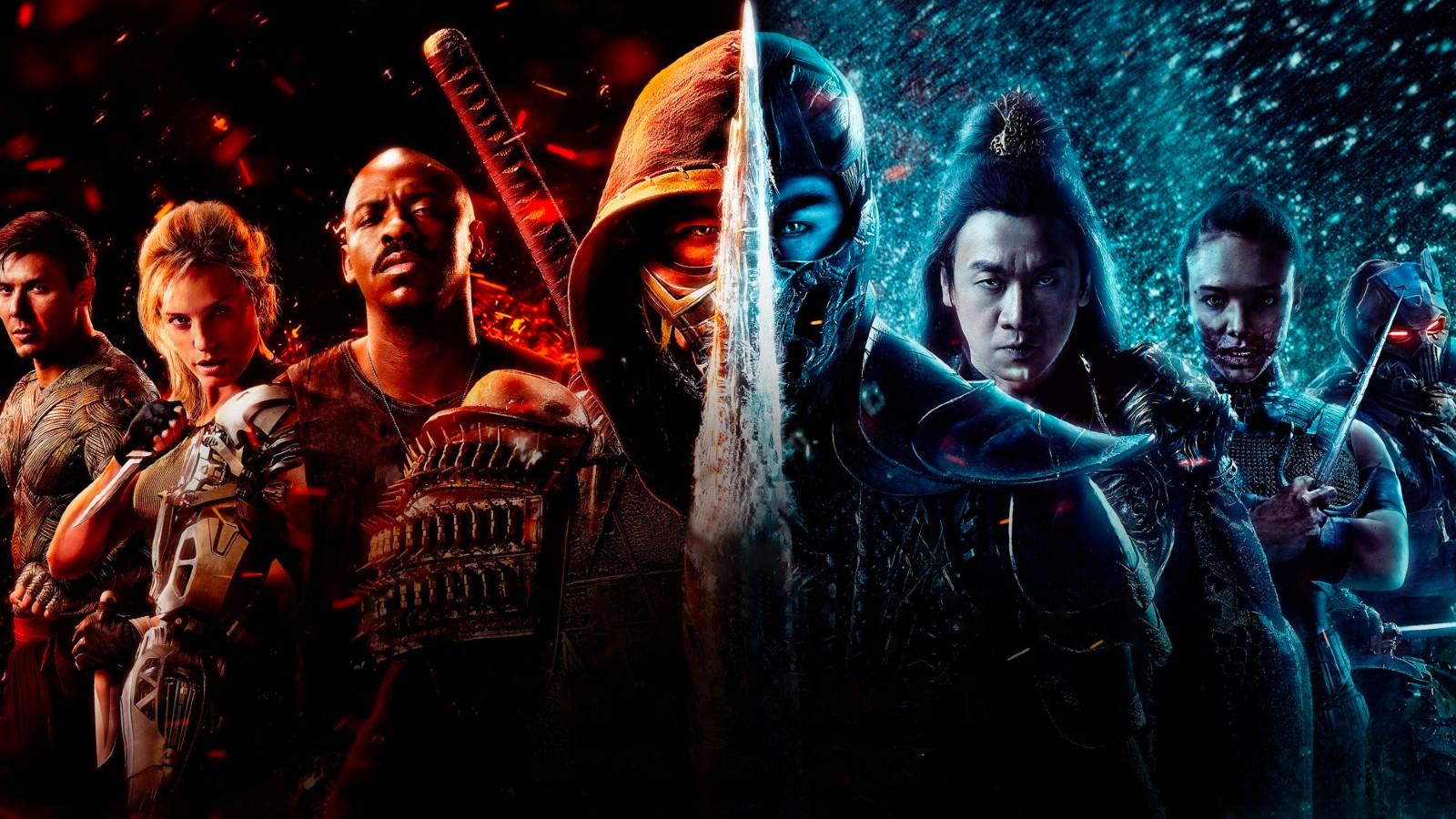 The poster for Mortal Kombat